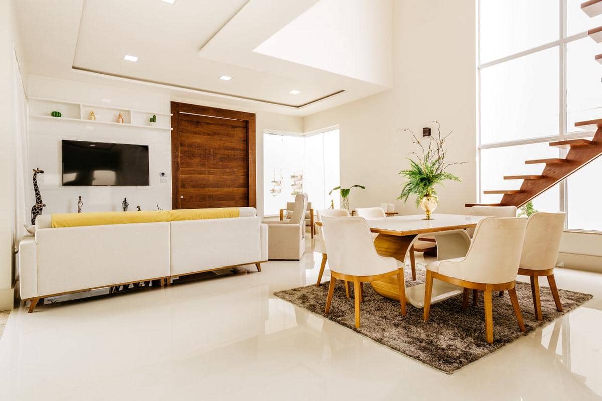 ilustrasi area void interior rumah