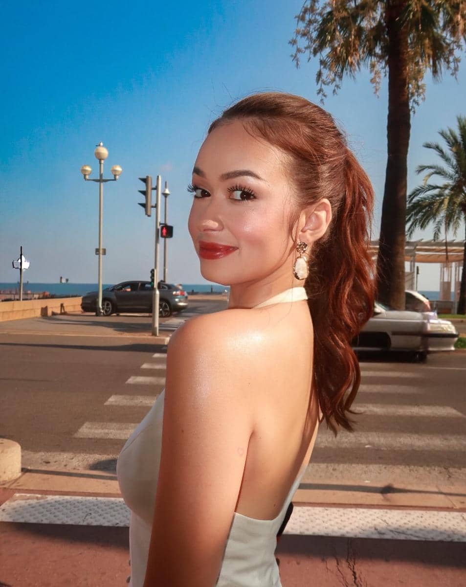 Rebecca Klopper liburan di Nice, Prancis