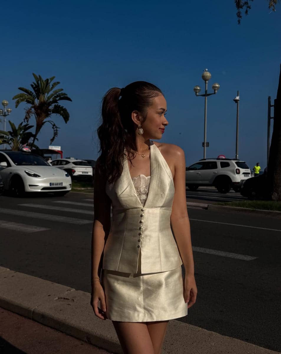 Rebecca Klopper liburan di Nice, Prancis