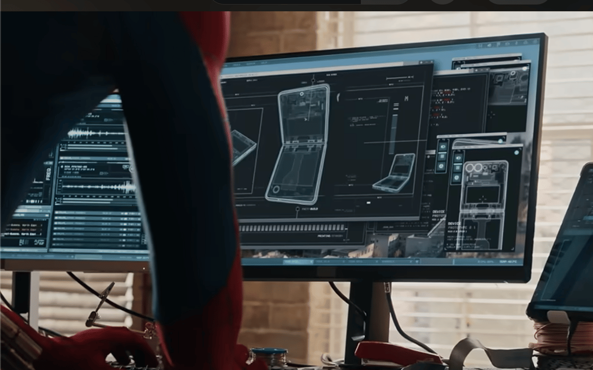 potongan scene dalam campaign promosi Spider-Man: Brand New Day