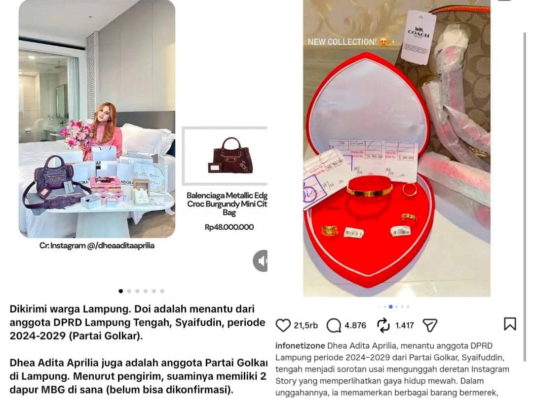 Anggota DPRD Lamteng Sebut Unggahan Flexing Menantu Sengaja 'Digoreng'