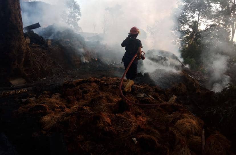 Kebakaran Hebat di Kampung Adat Ciptamulya, 80 Rumah Rata dengan Tanah