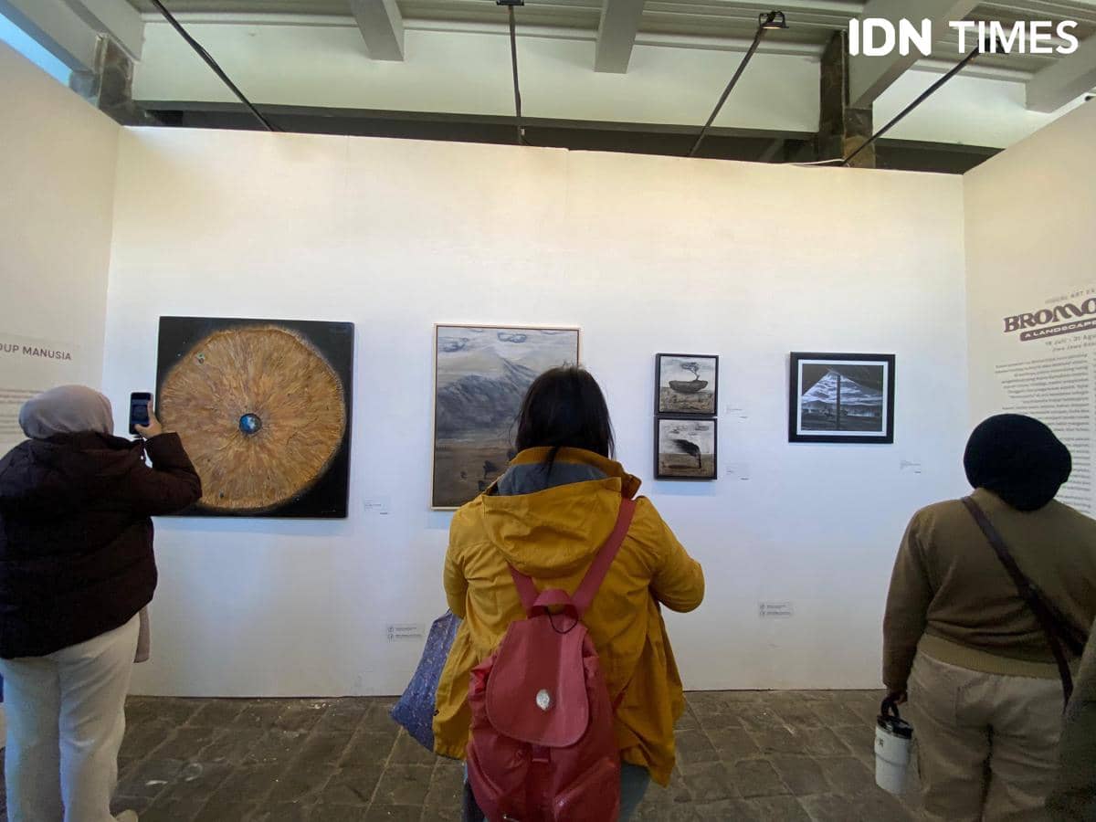 Karya Seni Warga Pasuruan Ramaikan Bromopedia di Jazz Gunung Bromo