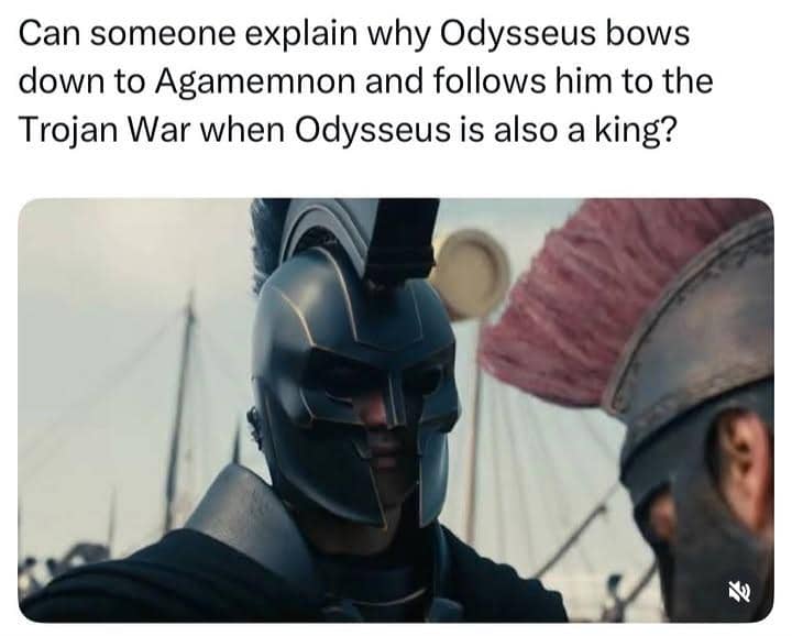8 Meme Odysseus, Raja Ithaca yang Pemberani dalam Film The Odyssey