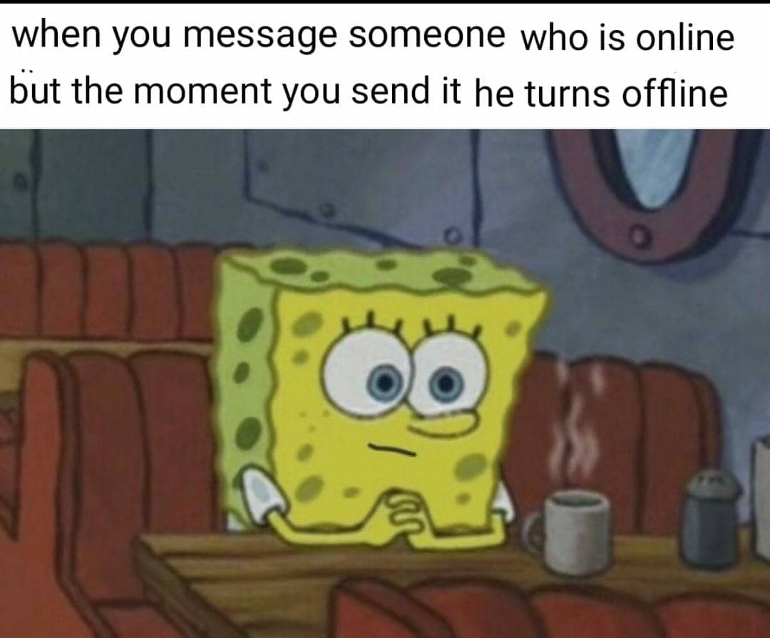 meme SpongeBob tentang kurang percaya diri