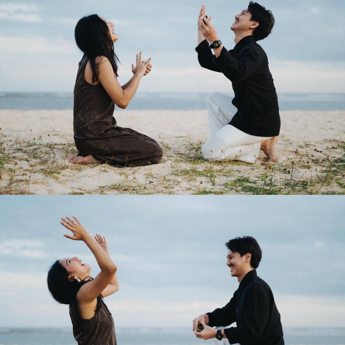 Agnes Naomi Dilamar Kekasih di Pinggir Pantai (instagram.com/agnesnaomi)