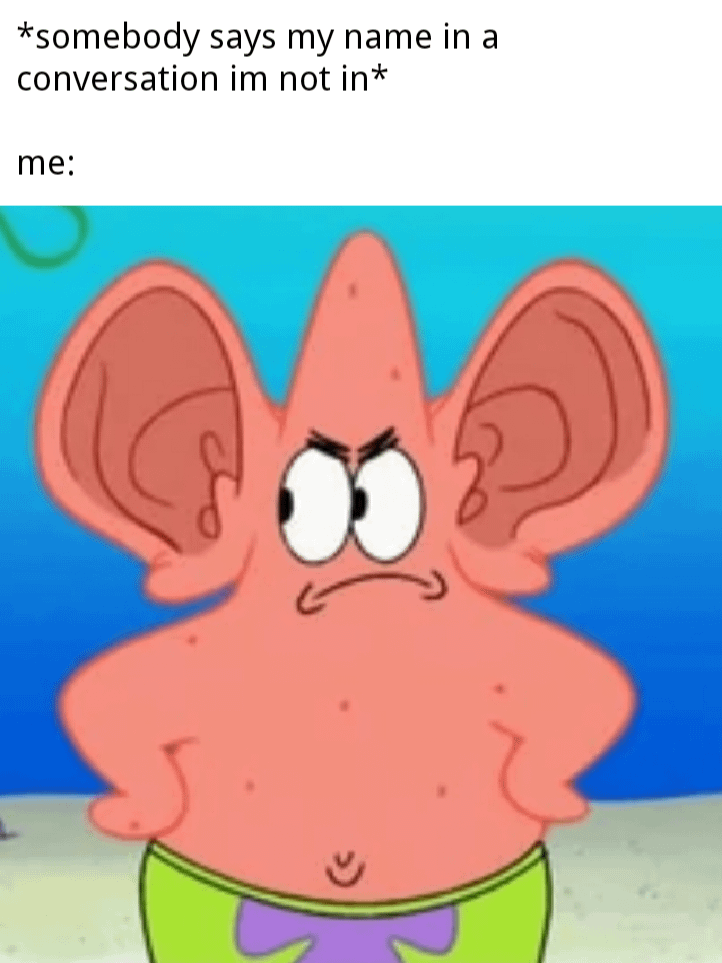 meme SpongeBob tentang kurang percaya diri