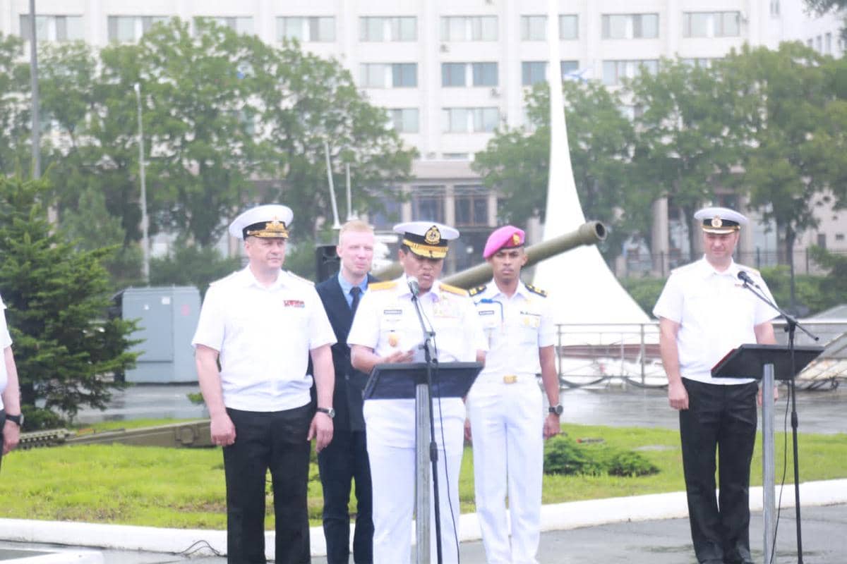 KSAL dan Panglima Armada Pasifik Rusia Resmi Buka Latihan Orruda 2026
