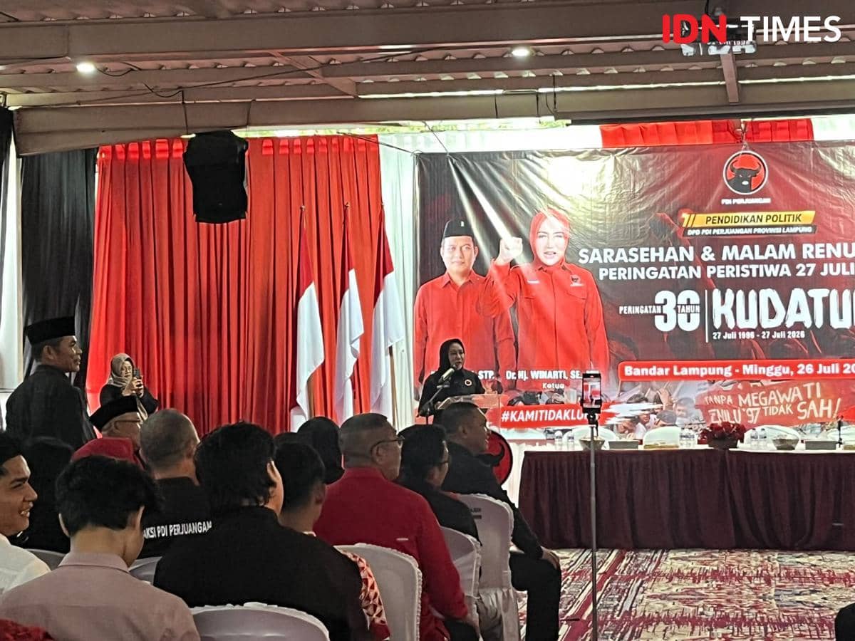 30 Tahun Kudatuli, PDIP Lampung Gandeng Mahasiswa Jaga Demokrasi