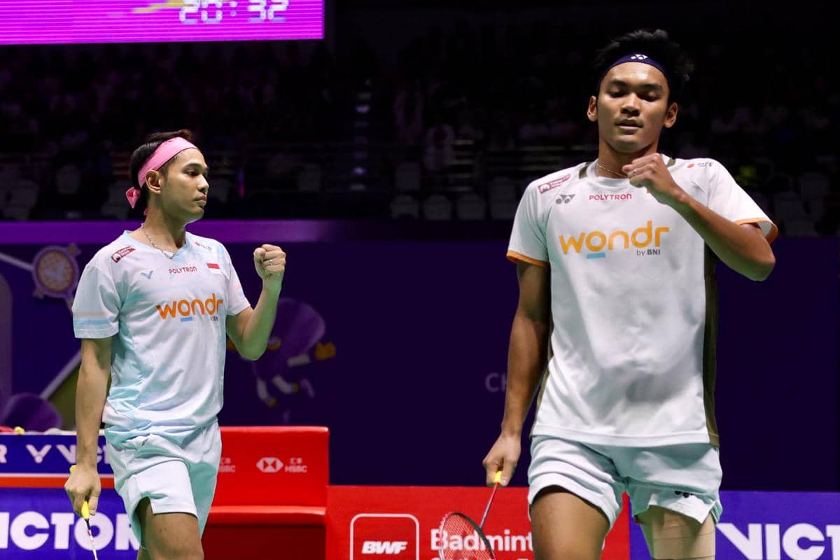 Ganda putra Indonesia, Fajar Alfian/Muhammad Shohibul Fikri menembus final China Open 2026 (dok.PP PBSI)
