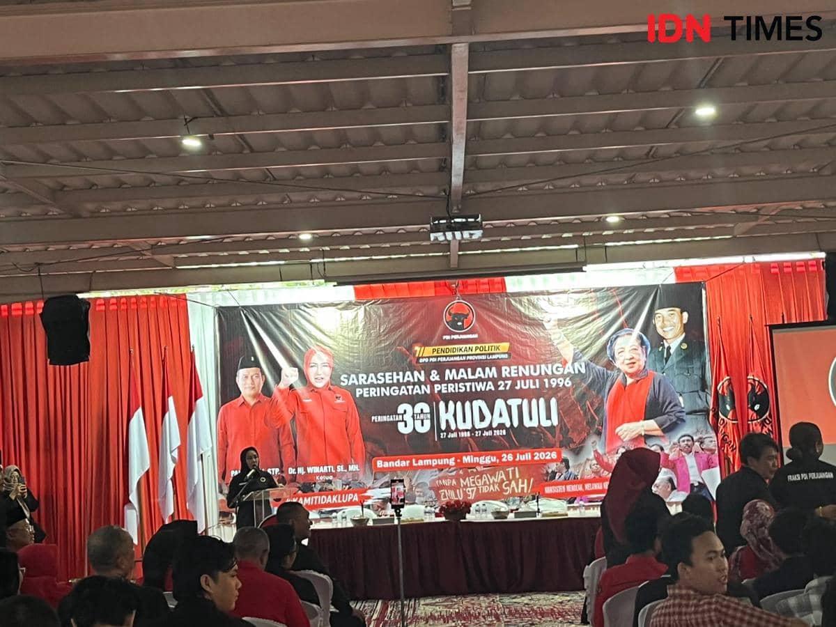 30 Tahun Kudatuli, PDIP Lampung Gandeng Mahasiswa Jaga Demokrasi