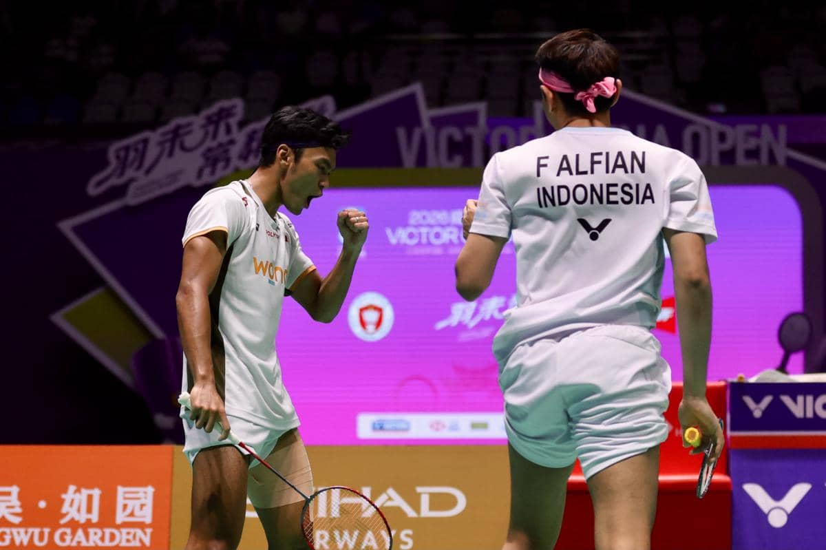 Ganda putra Indonesia, Fajar Alfian/Muhammad Shohibul Fikri menembus final China Open 2026 (dok.PP PBSI)