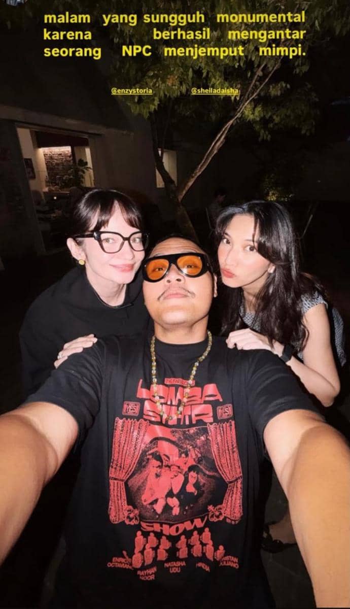 Sheila Dara dan Enzy Storia Ikut Tur NPD (instagram.com/rezachandika)