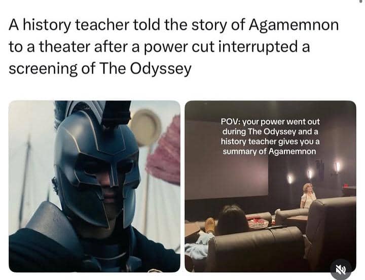 8 Meme Agamemnon dalam Film The Odyssey, Raja Mycenae yang Jadi Arwah