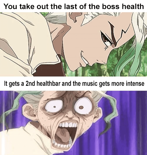 meme anime tentang bos terakhir