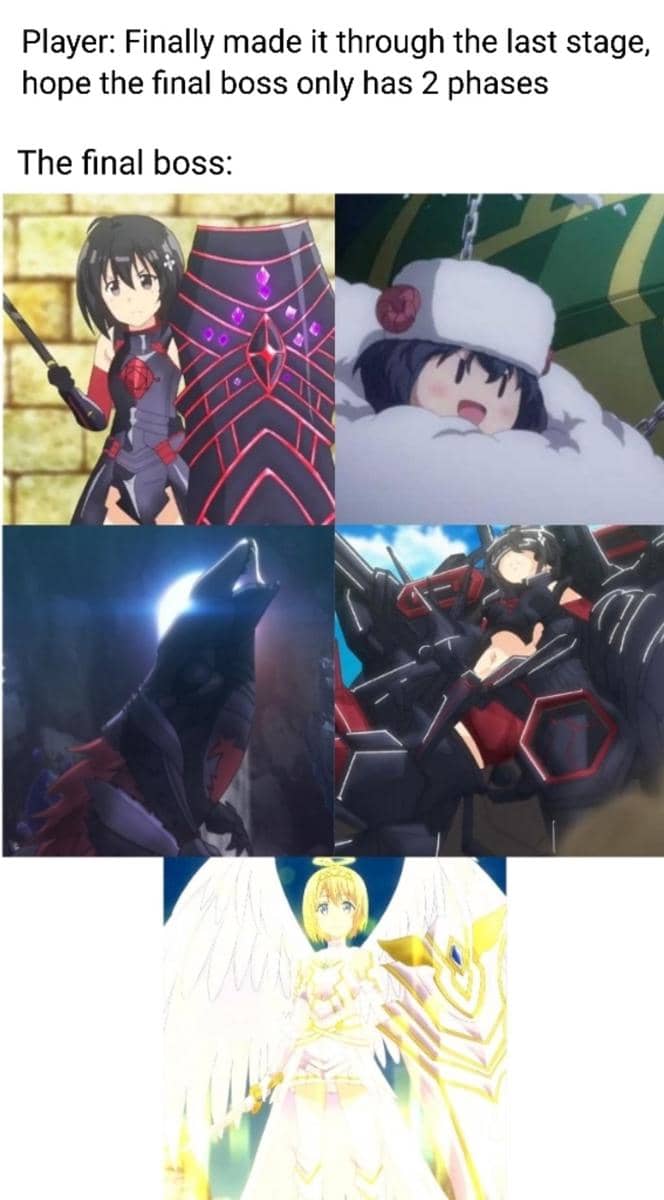 meme anime tentang bos terakhir