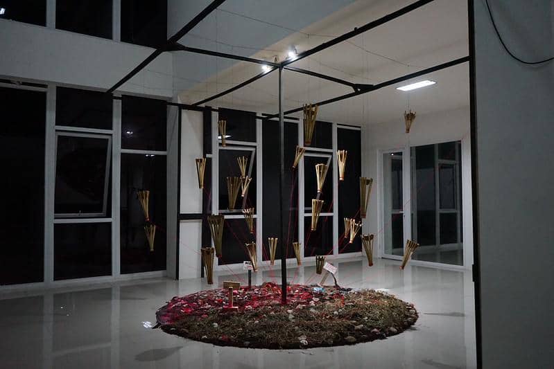 Suasana penyelenggaraan Makassar Biennale 2023 yang berlangsung di Labuan Bajo.