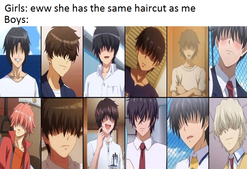 meme anime tentang cowok-cowok
