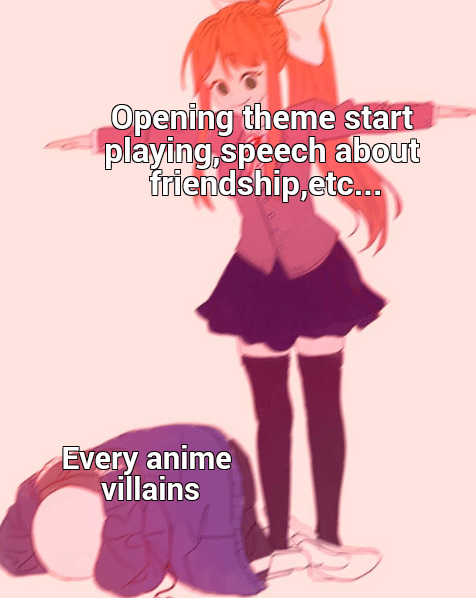 meme anime tentang bos terakhir
