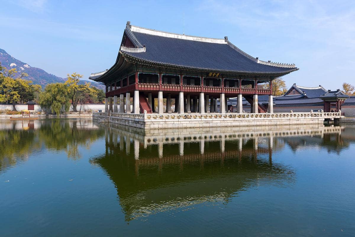 potret Istana Gyeongbokgung