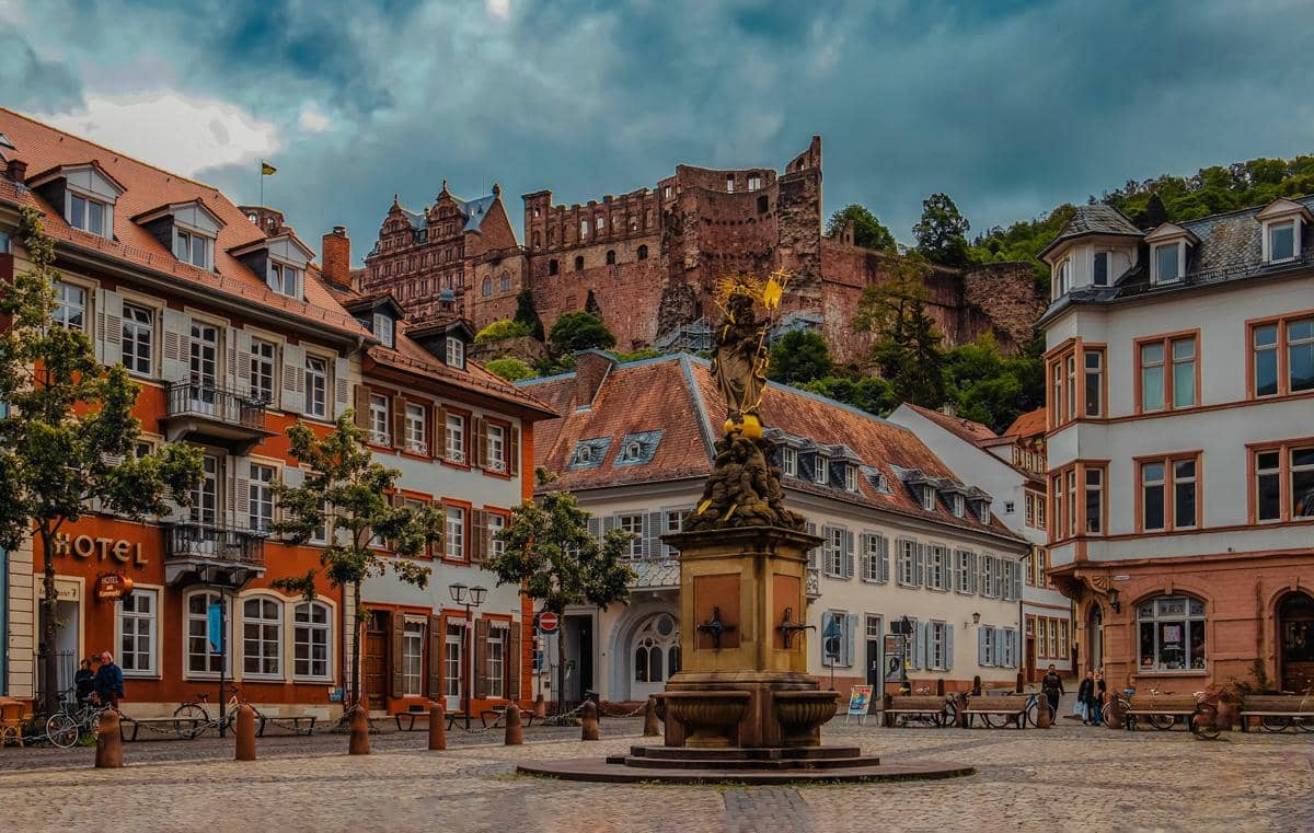 ilustrasi kota Heidelberg