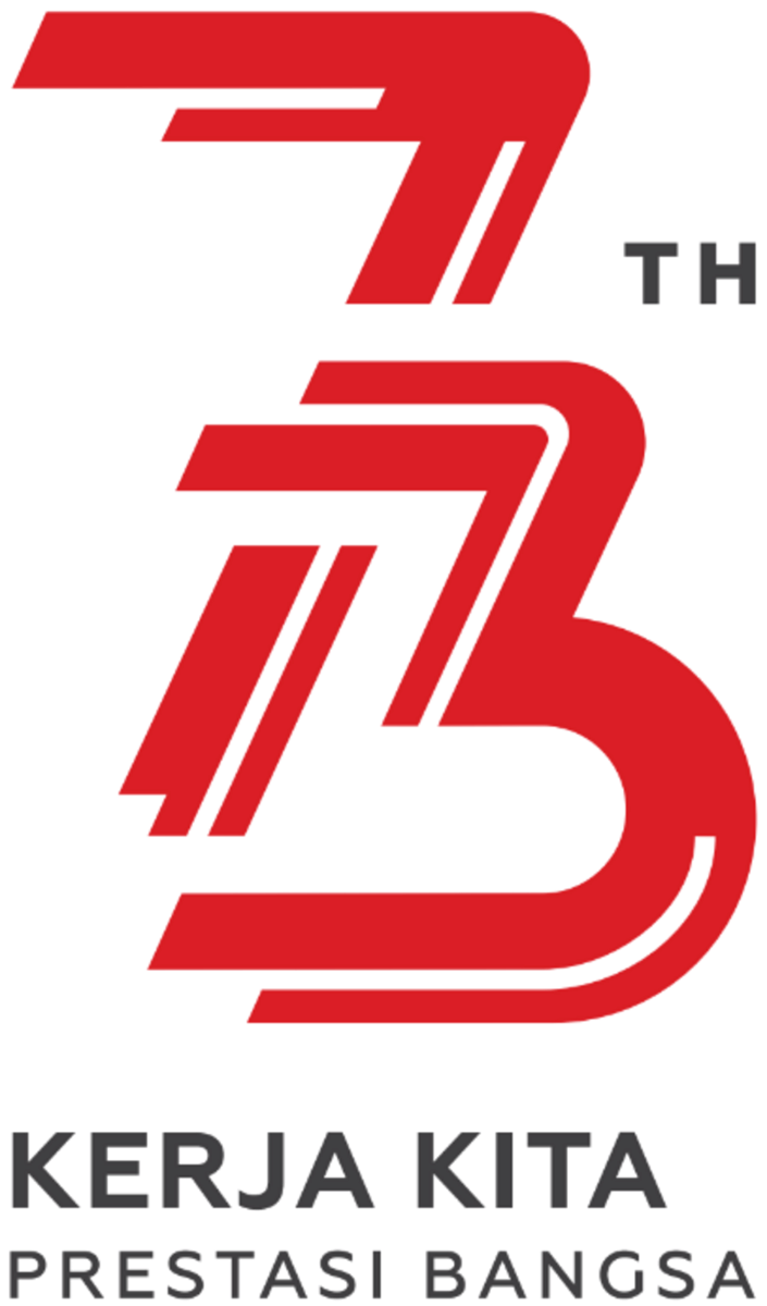Logo HUT RI ke-73