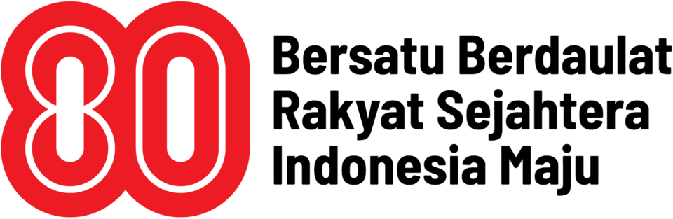Logo HUT RI ke-80