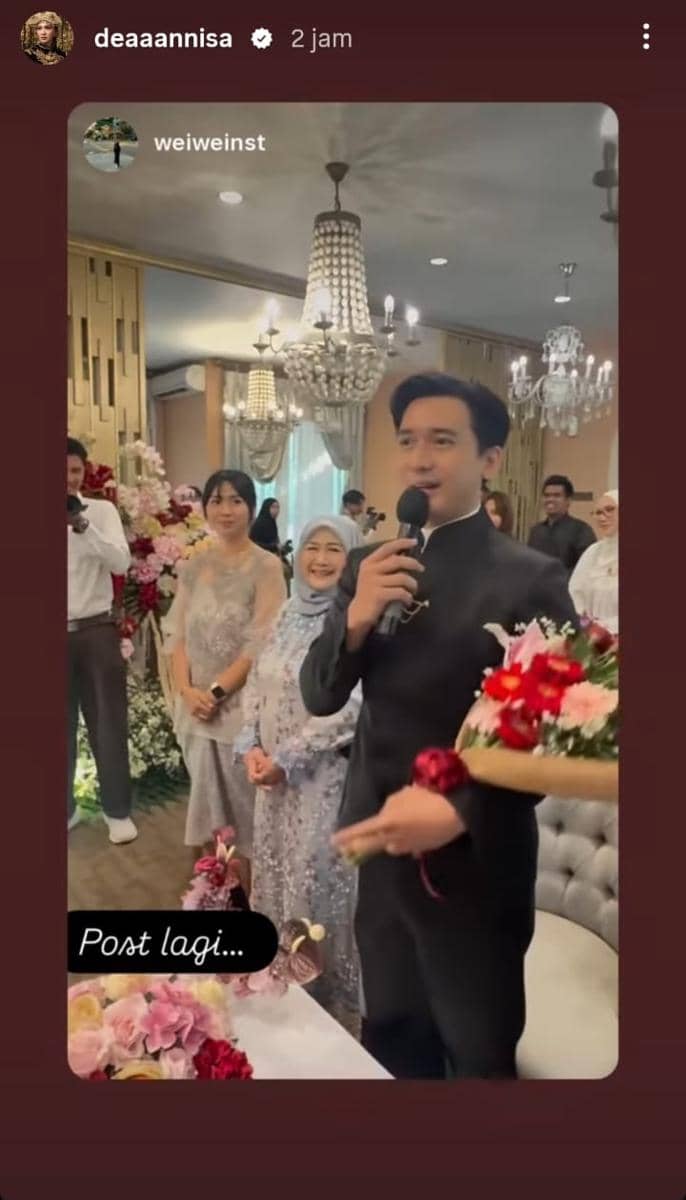 Lamaran Dea Annisa dan Mazaki Achmad