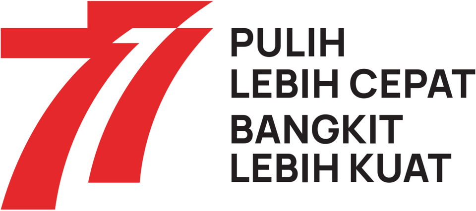 Logo HUT RI ke-77