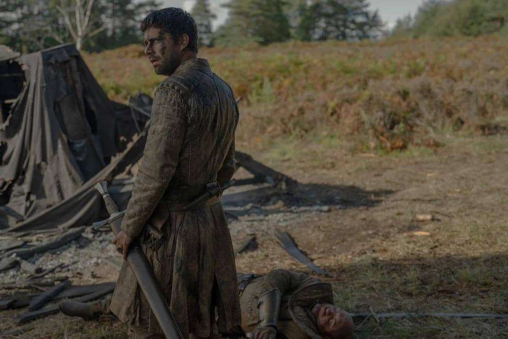 Potret Ser Criston Cole, karakter dalam serial House of the Dragon Season 3 yang diproduksi oleh HBO.
