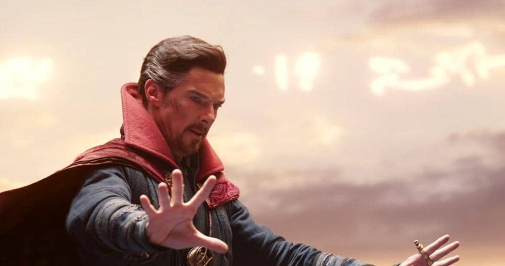 Cuplikan adegan dari film Spider-Man: No Way Home produksi Marvel Studios dalam materi promosi resmi film tersebut.