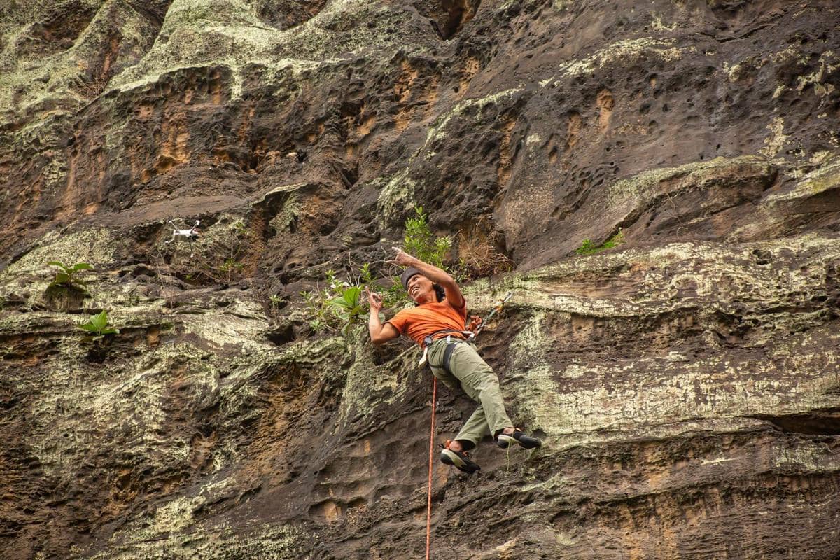 Pemanjat tebing di Lembah Harau (Foto: FPTI Sumbar)