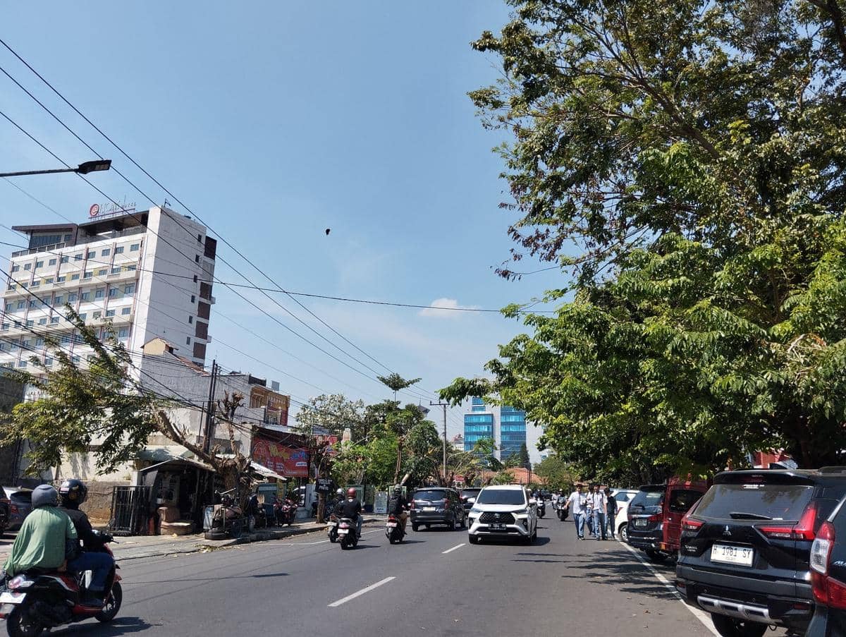 Cuaca panas di Kota Semarang. (IDN Times/Dhana Kencana)