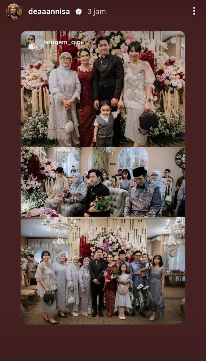 Lamaran Dea Annisa dan Mazaki Achmad