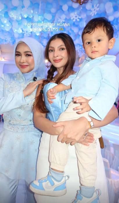 Artis di Pesta Ulang Tahun ke-4 Moana Anak Ria Ricis (instagram.com/sarahkeihl)