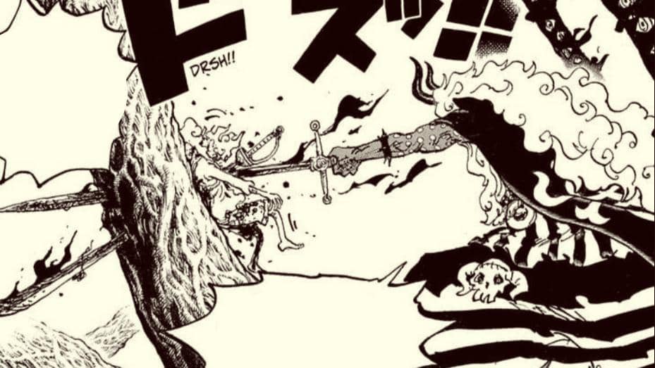 Nerona Imu mengerahkan Fragarach. (Dok. Shueisha, Eiichiro Oda/One Piece)