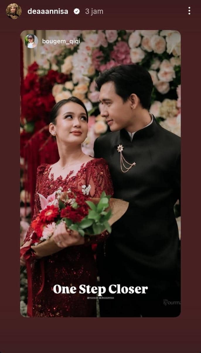 Lamaran Dea Annisa dan Mazaki Achmad