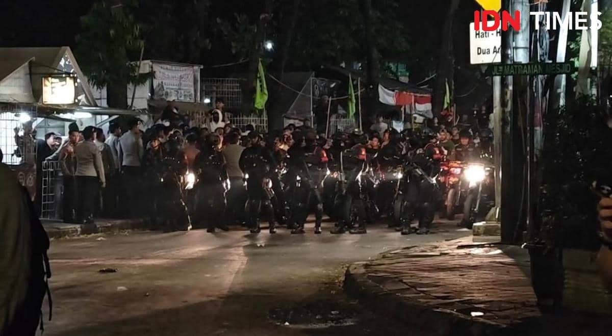 Brimob dan TNI Tambah Anggota, Cegah Bentrok Massa di Menteng