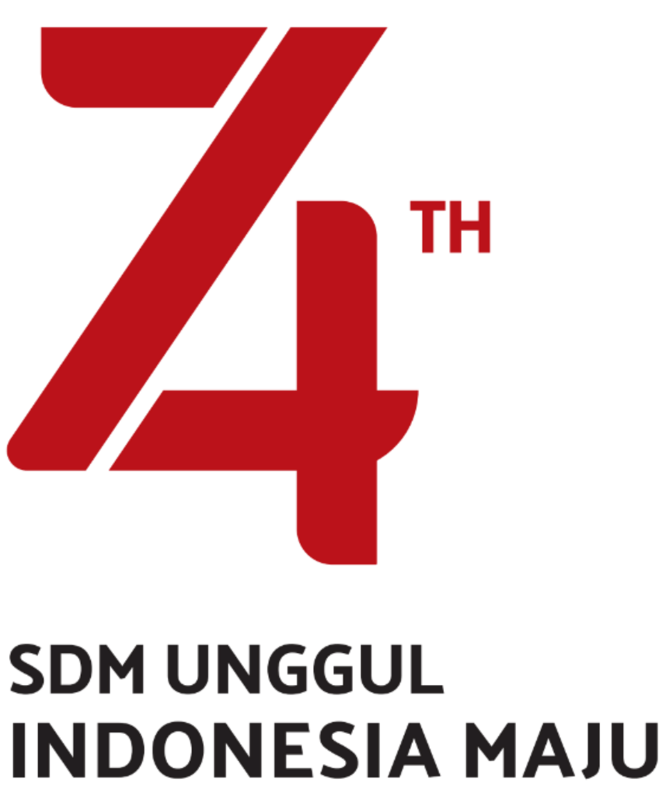 Logo HUT RI ke-74