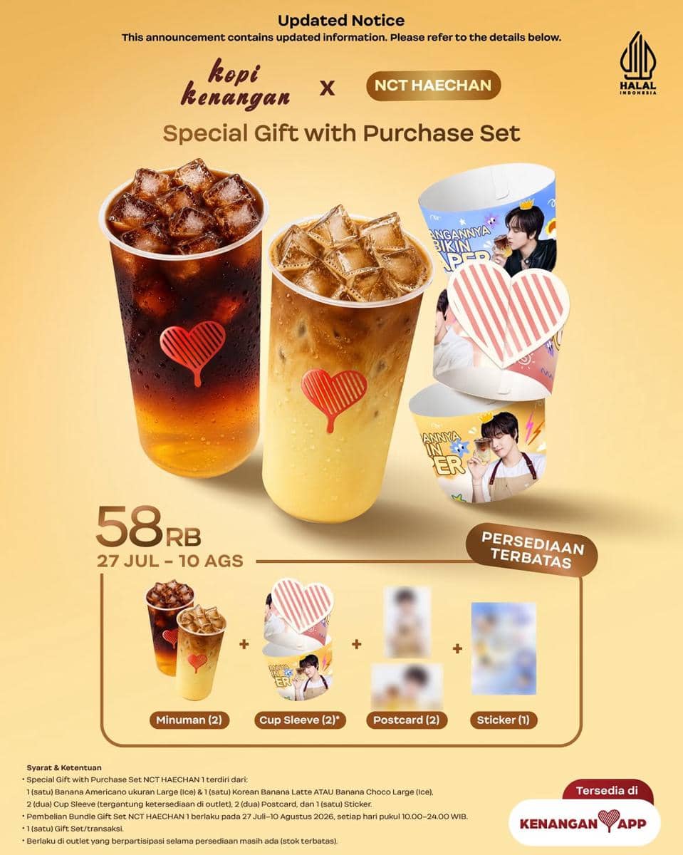 Haechan untuk Kopi Kenangan