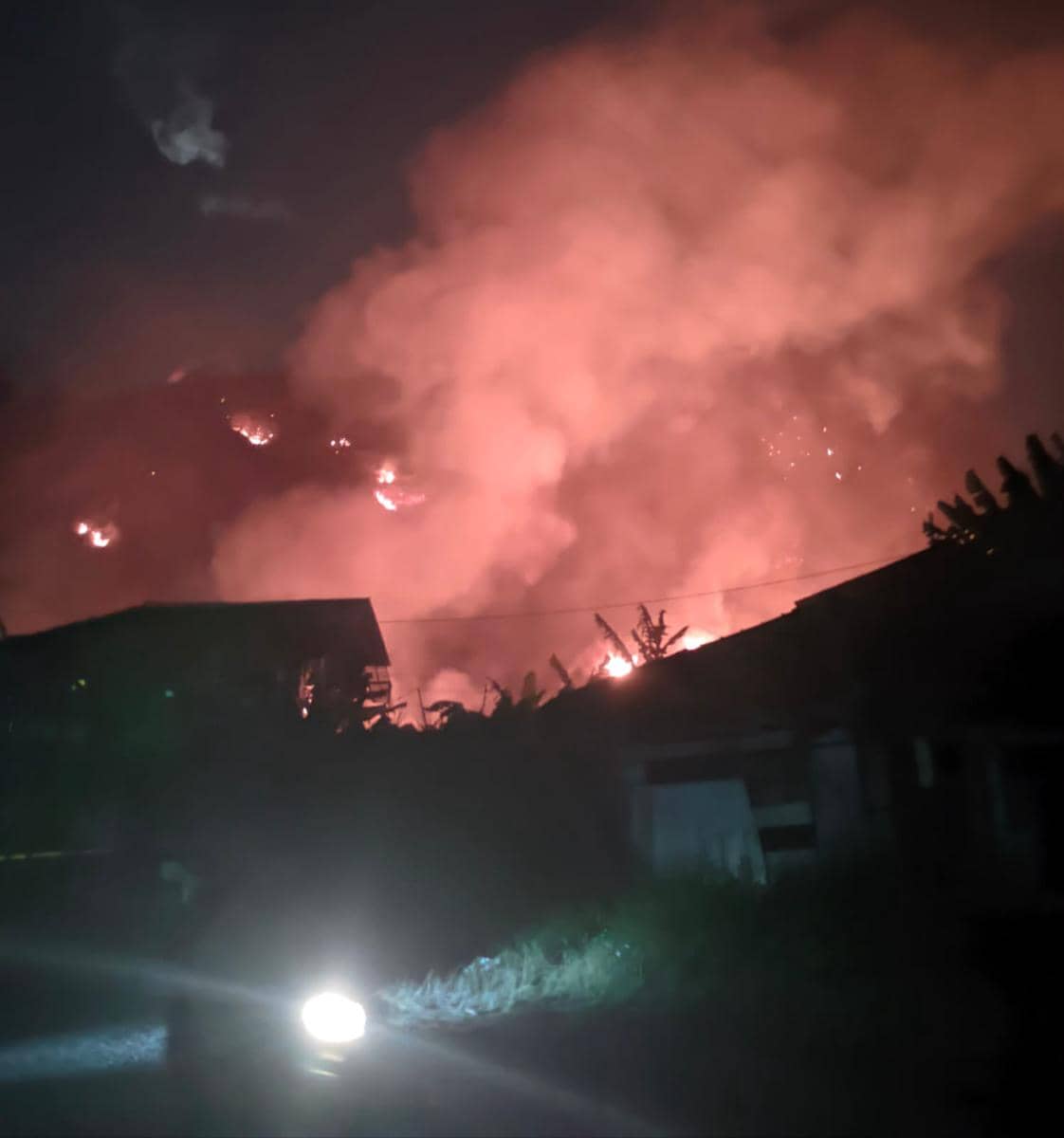 Diduga Akibat Ulah Manusia, Lahan Hutan Gunung Paseban Kebakaran