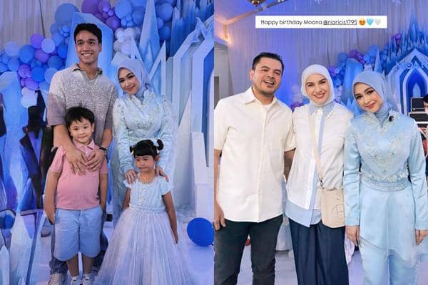 7 Potret Tamu Artis di Pesta Ulang Tahun Ke-4 Moana, Anak Ria Ricis
