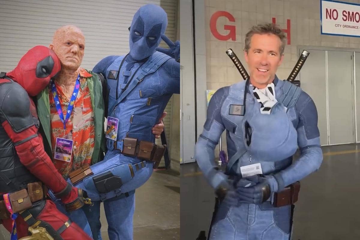 8 Potret Ryan Reynolds Nyamar jadi Deadpool di SDCC, Bareng Cosplayer