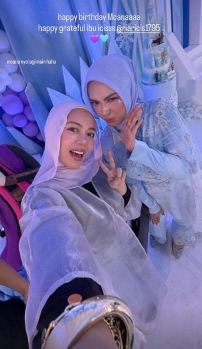 Artis di Pesta Ulang Tahun ke-4 Moana Anak Ria Ricis (instagram.com/sohwahalilintar)