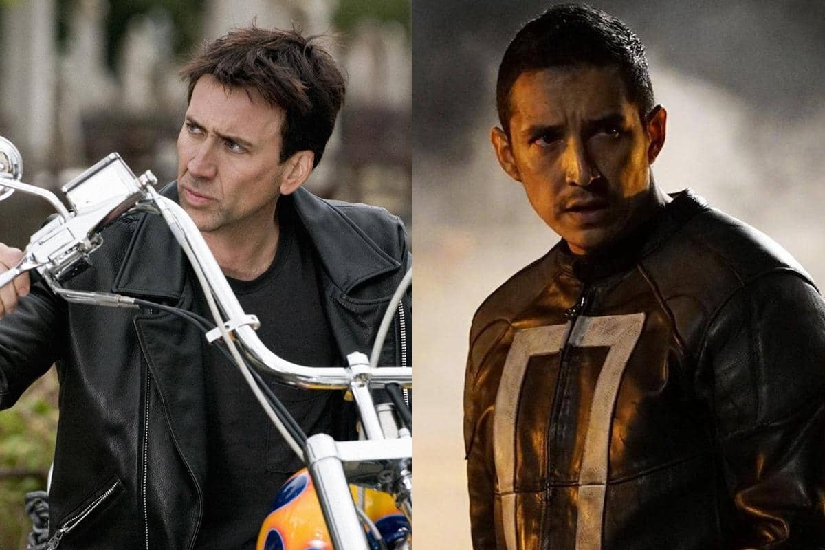 Nicolas Cage dan Gabriel Luna sebagai Ghost Rider