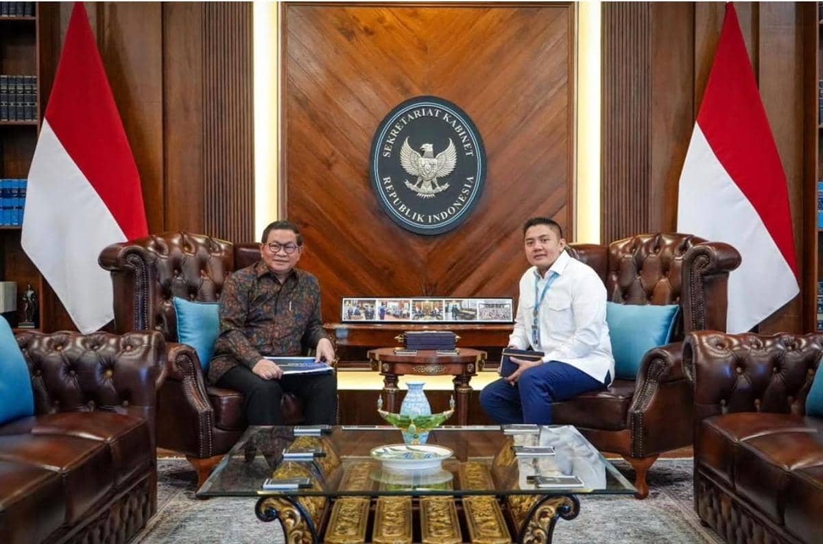 Pramono Bertemu Teddy di Kantor Sekretariat Kabinet, Bahas Isu Jakarta