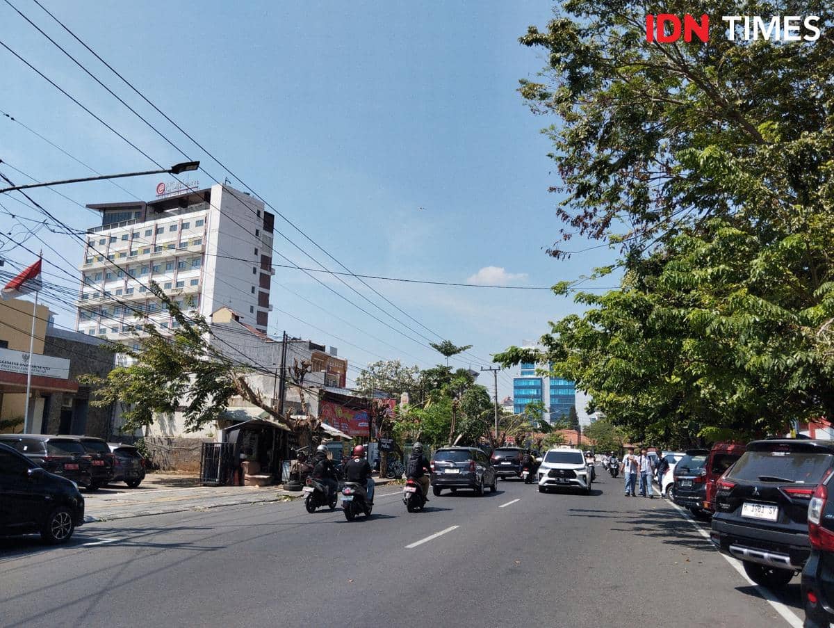 Cuaca panas di Kota Semarang. (IDN Times/Dhana Kencana)