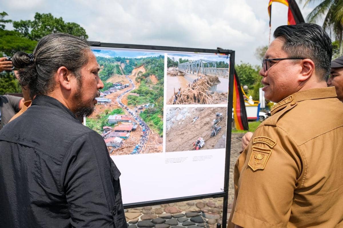 68 Foto Bencana Sumatra 2025 Dipamerkan di Istano Basa Pagaruyung