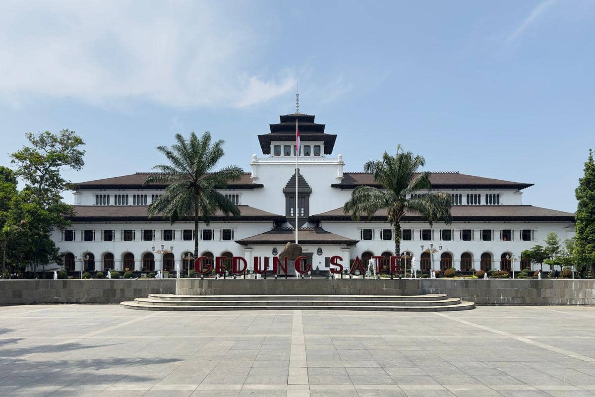 potret Gedung Sate, Bandung