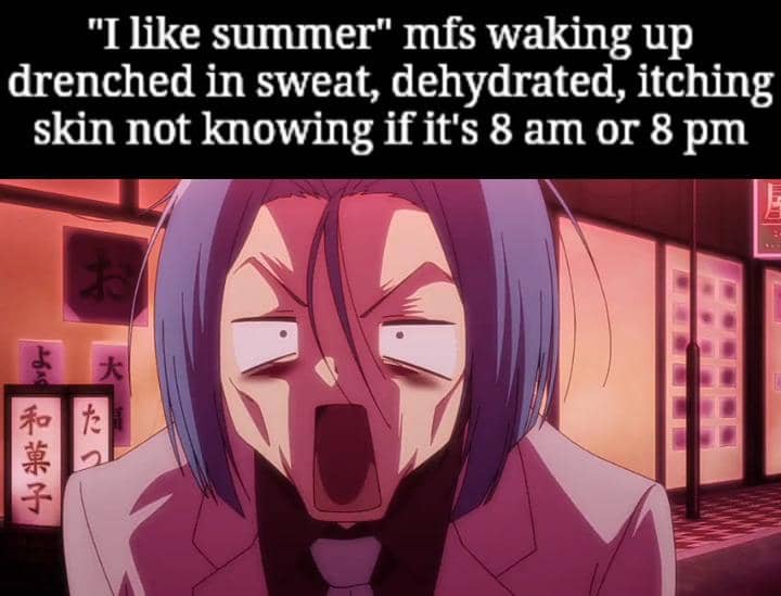 meme anime tentang musim panas